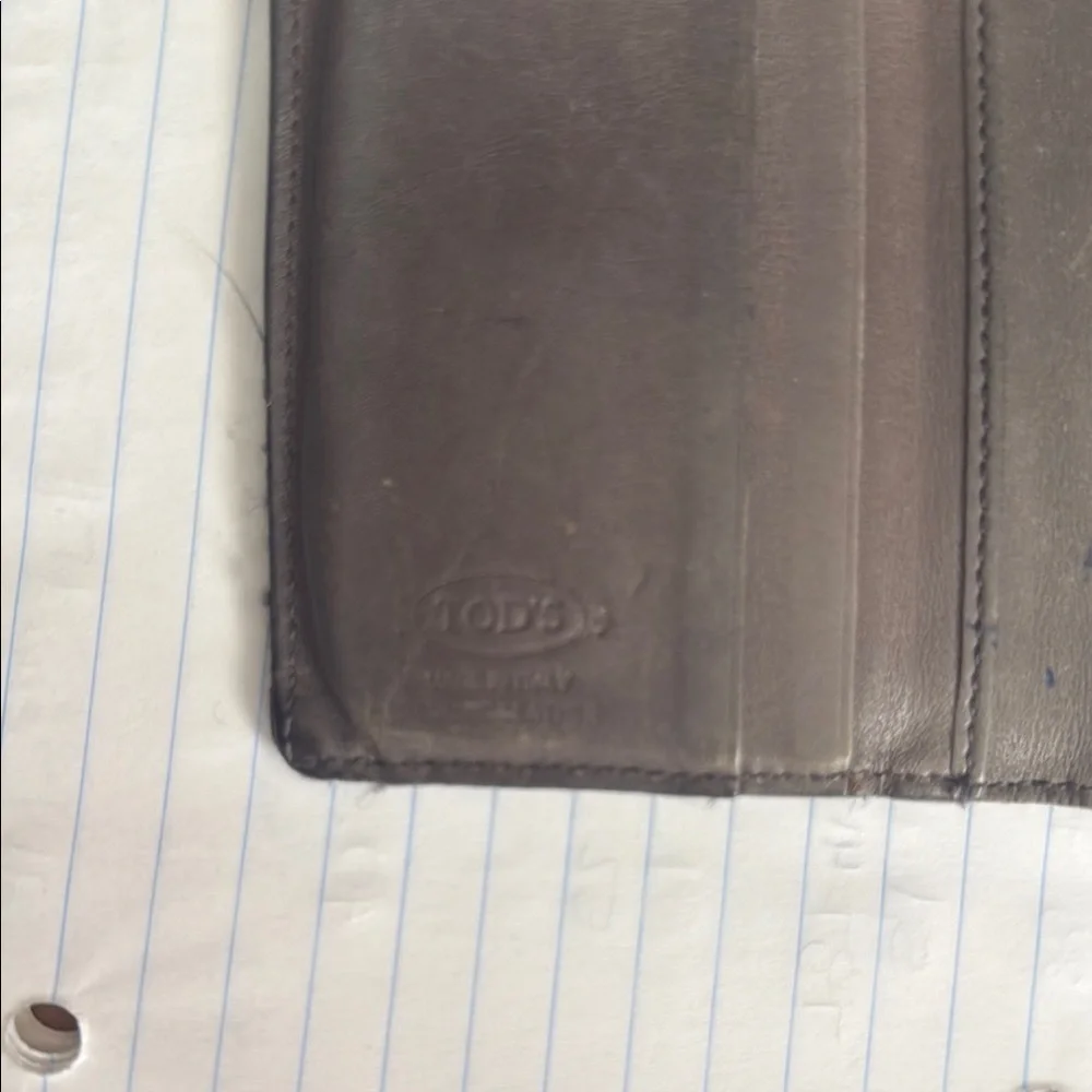 Tod'S Men's grey Leather Wallet